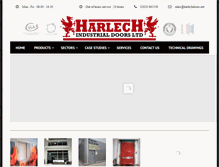 Tablet Screenshot of harlechdoors.net